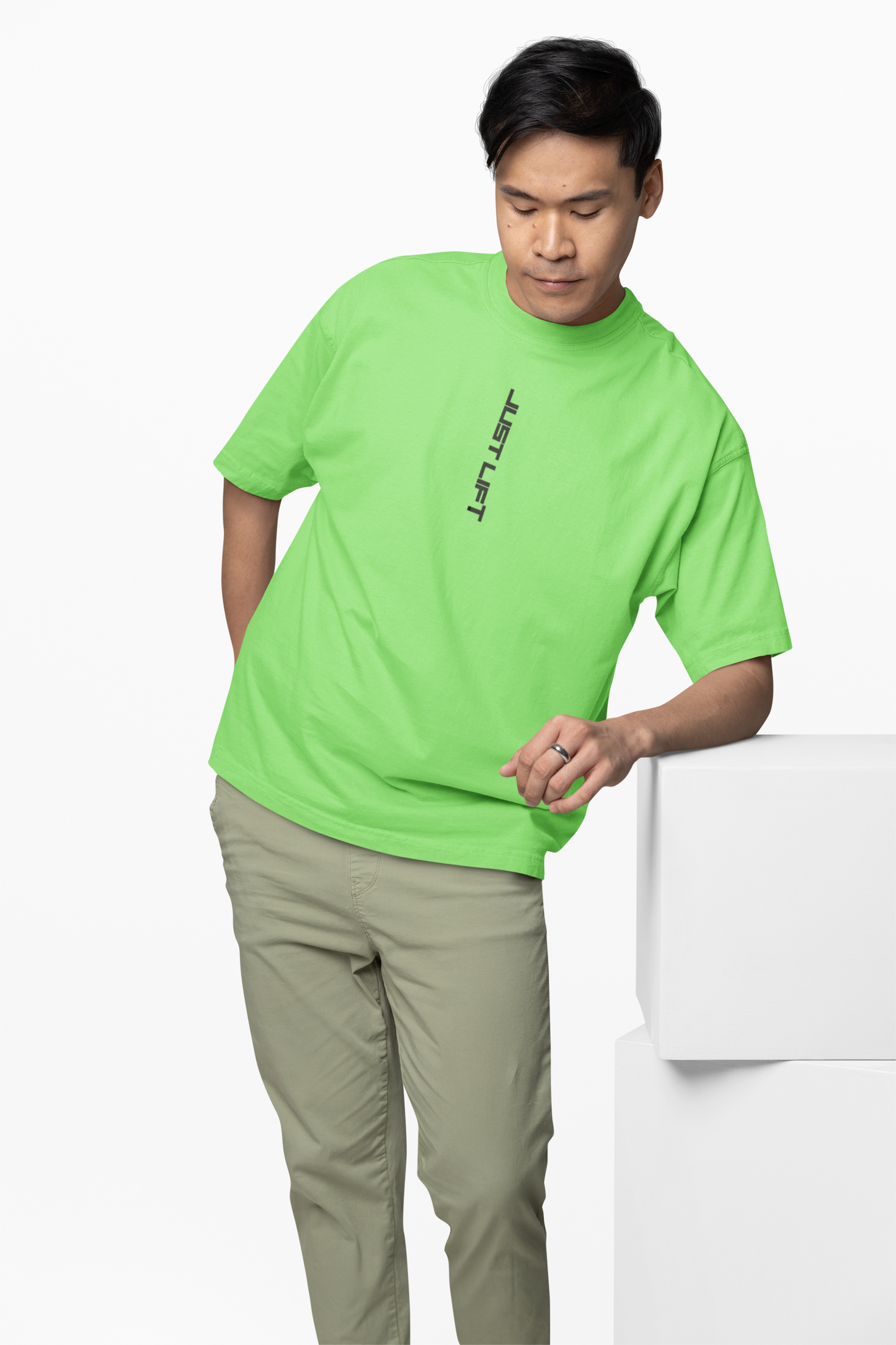 Just Left Gym T-Shirt – Oversized Style with Post-Workout