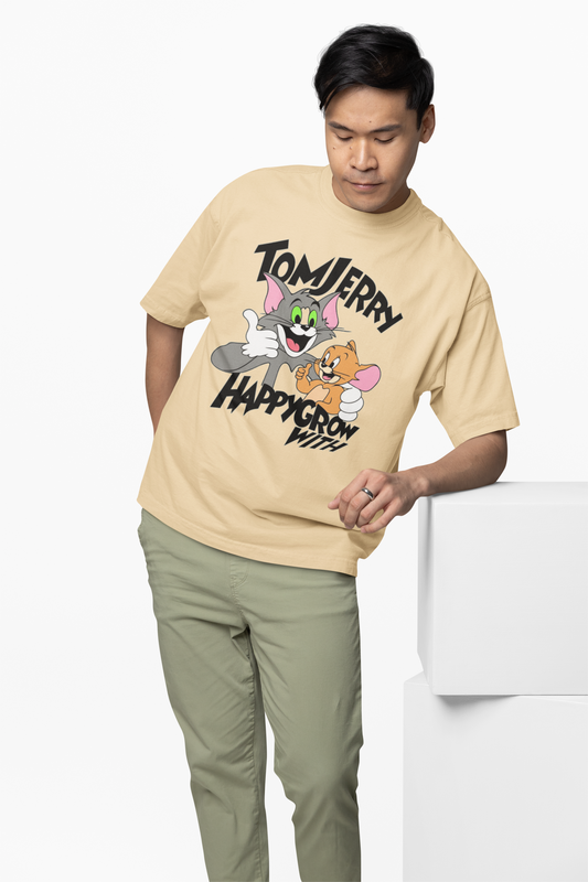 Happy Grow Oversized T-Shirts