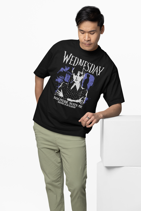 Soulitude Suits Me Oversized T-Shirt Casual Streetwear Tees