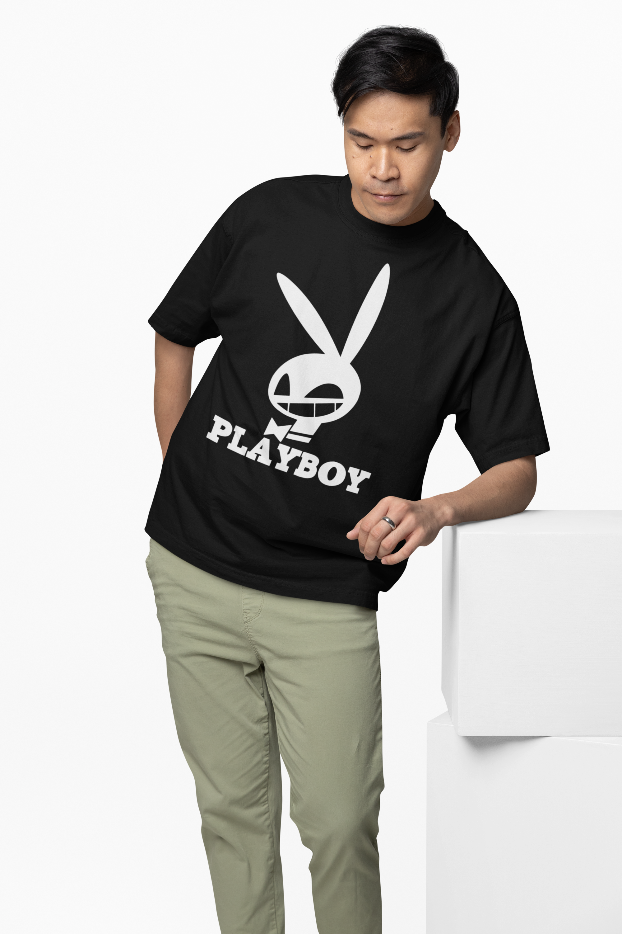 Playboy Retro Style Oversized T-Shirt
