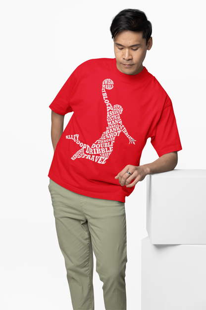 Basketball Shot Oversized T-Shirt