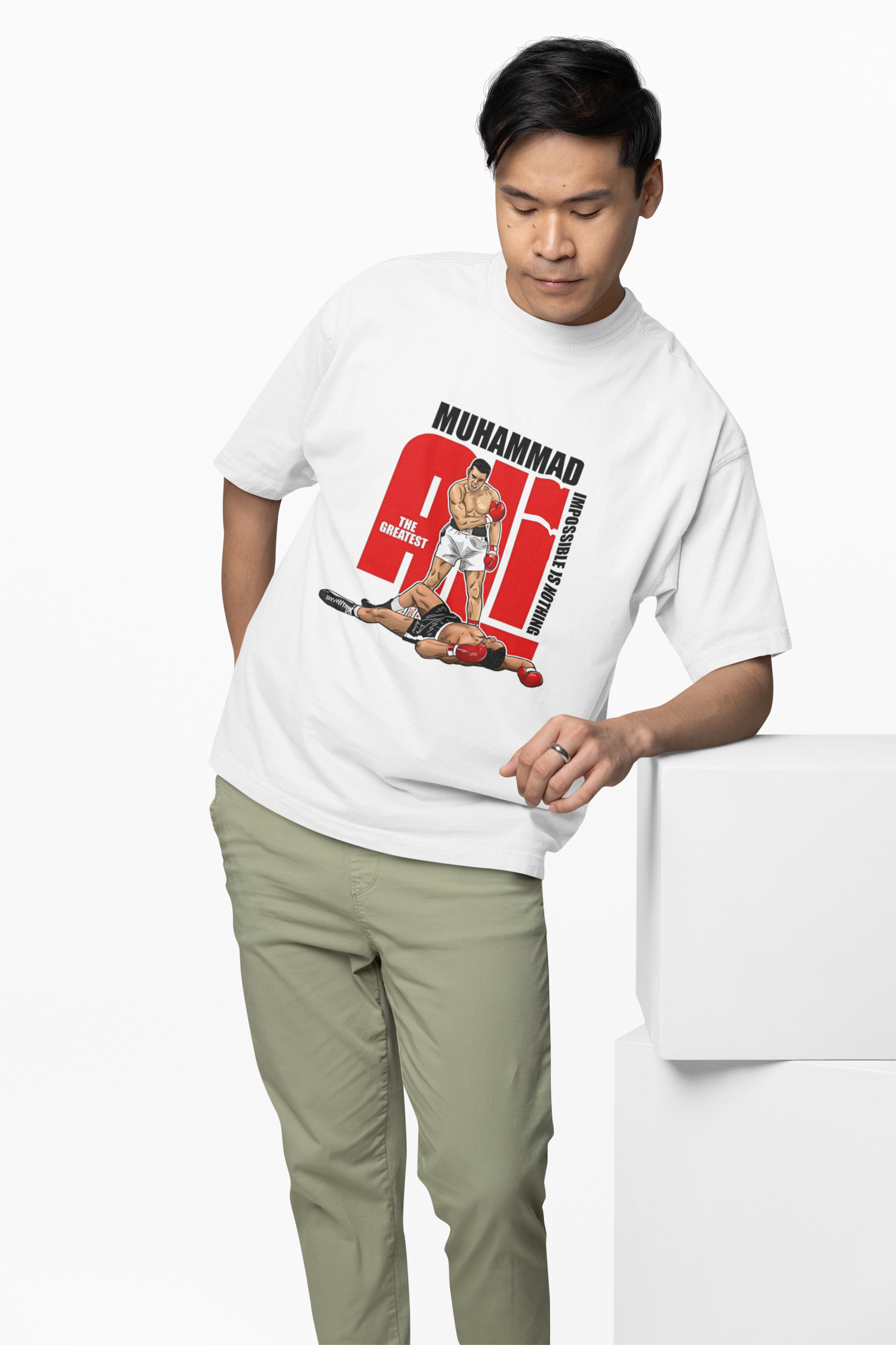 Player Muhammad Ali Oversized T-Shirt