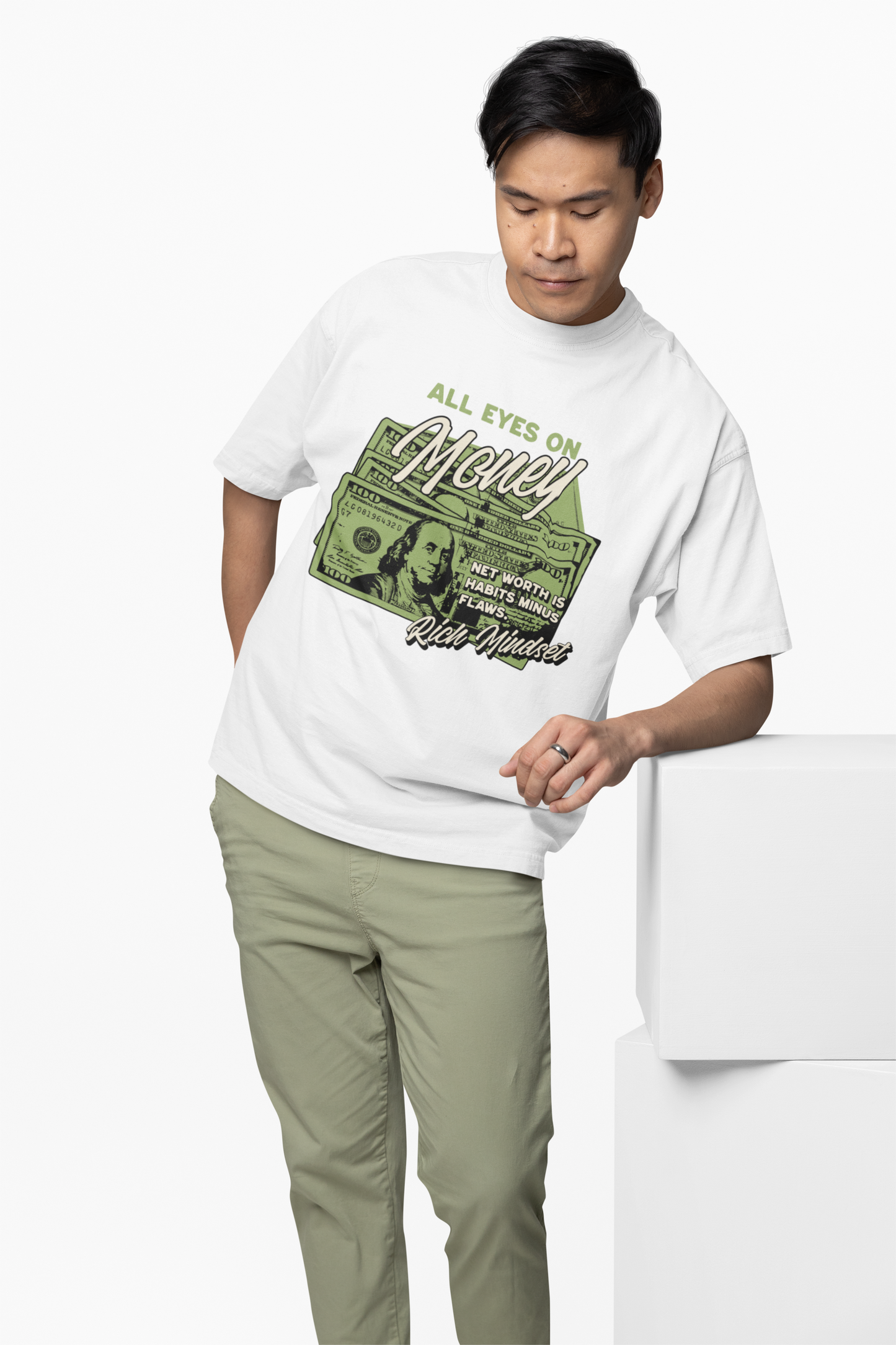 Rich Mindset Oversized T-Shirt for Bold Streetwear Style