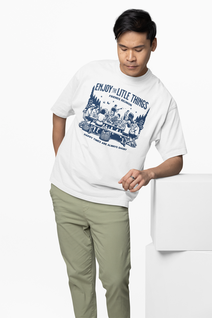 Enjoy Little Things Oversized T Shirt Casual Streetwear