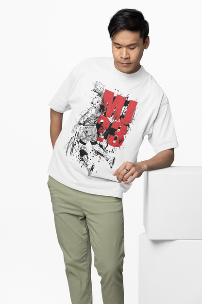 Basketball MJ23 Oversized T-Shirt – Iconic Streetwear Style