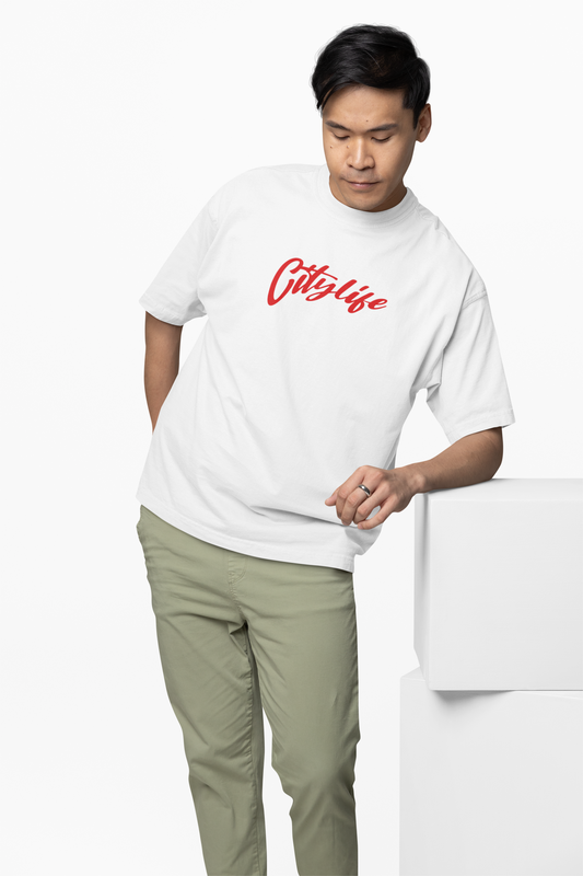 City Of Retro Oversized T-Shirt Stylish Casual Wear
