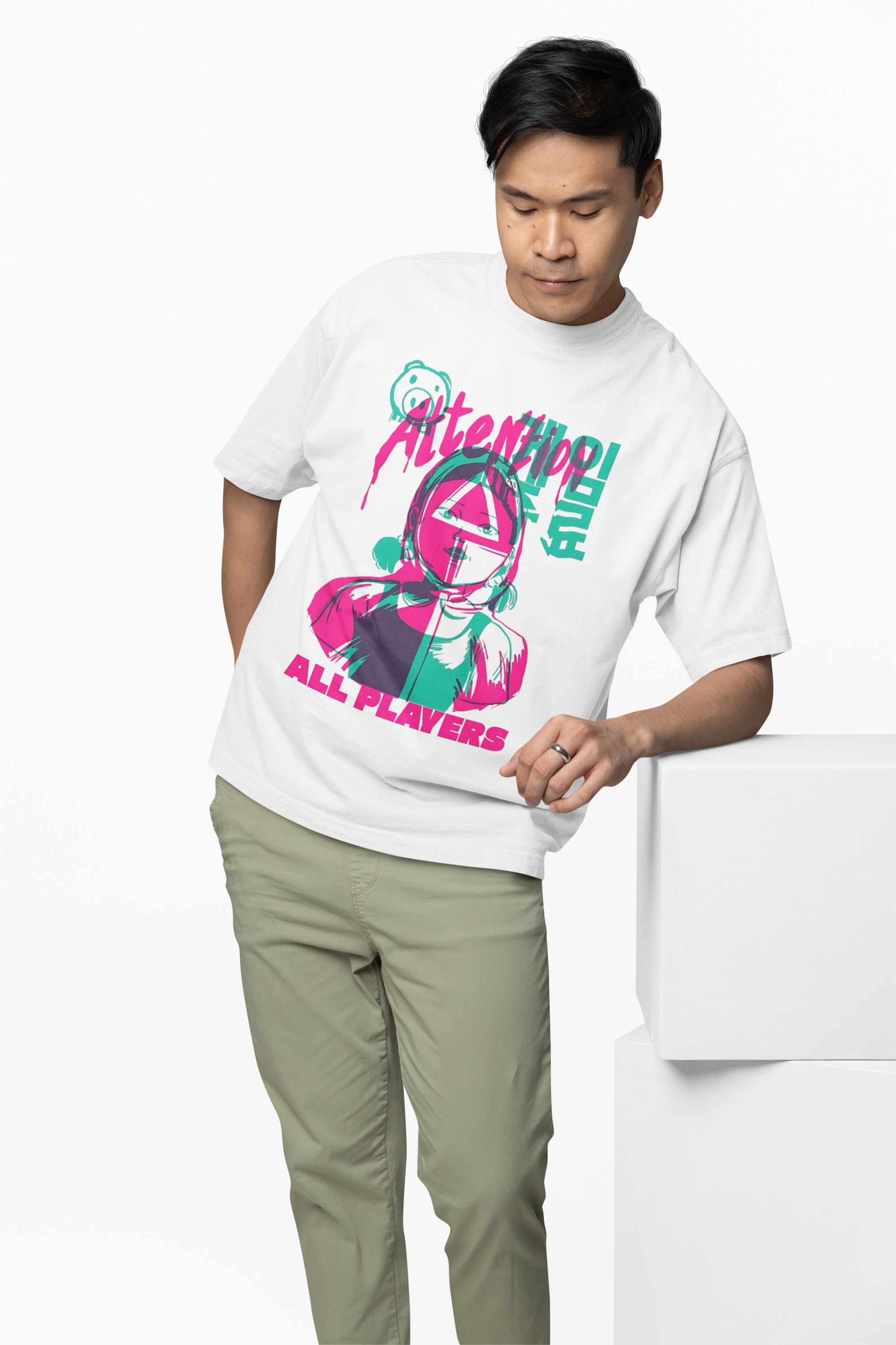 Attention All Players Oversized T-Shirt