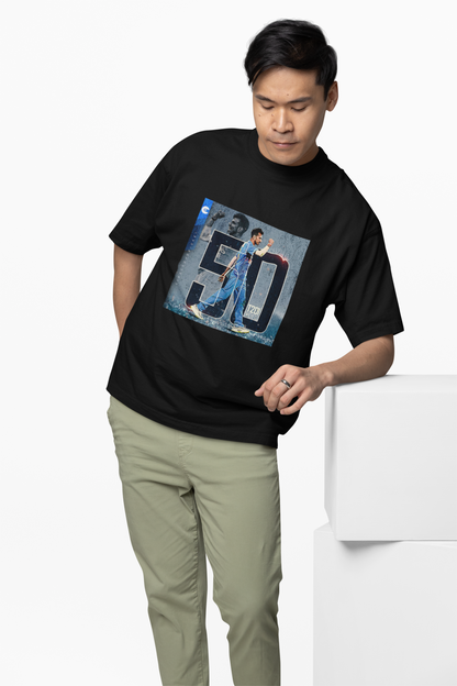 Chahal 50 Oversized T-Shirt Cricket Streetwear Style Tee
