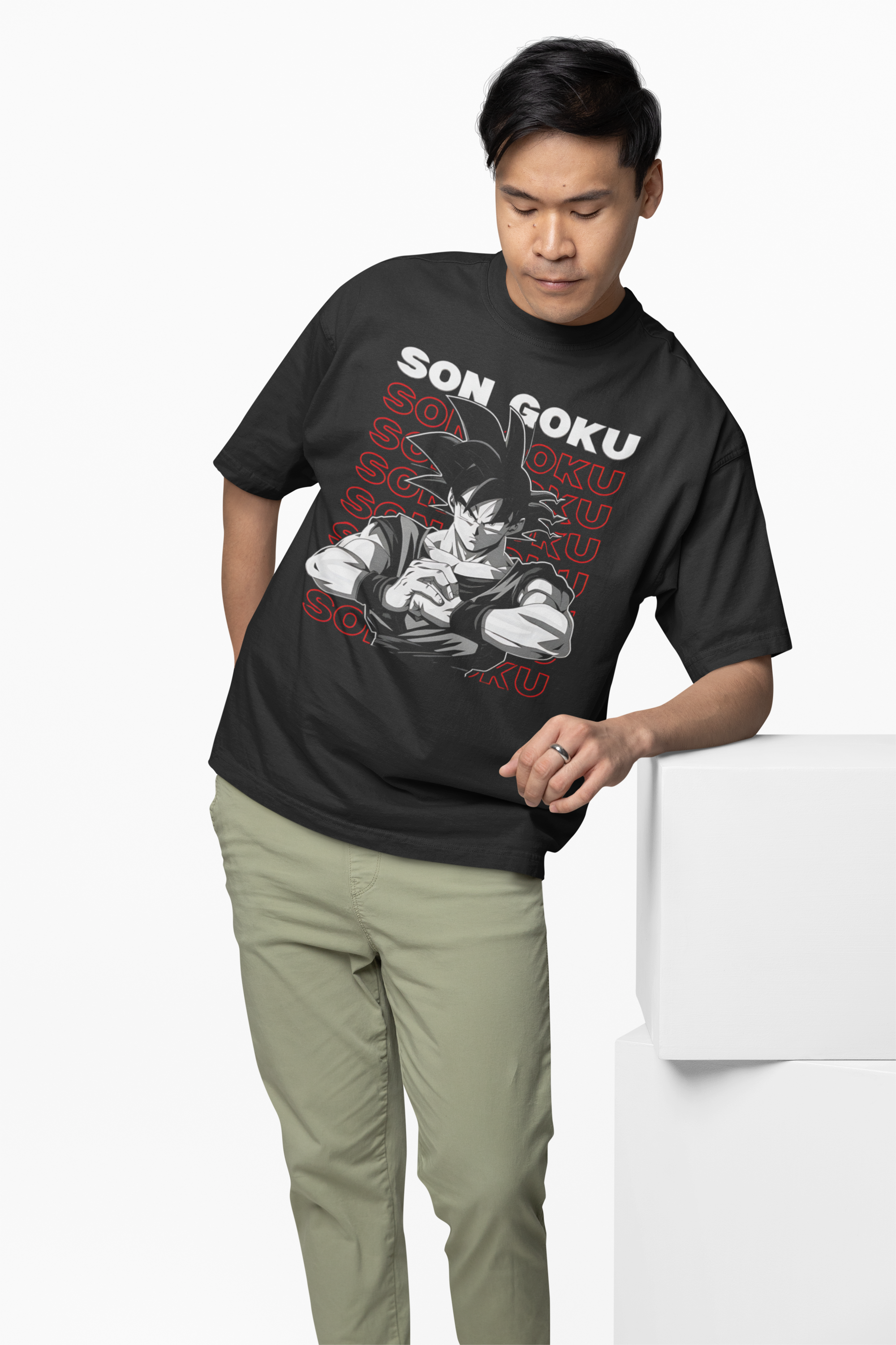 Goku Anime Graphic Oversized T-Shirt