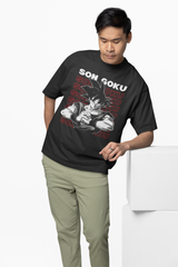 Goku Anime Graphic Oversized T-Shirt