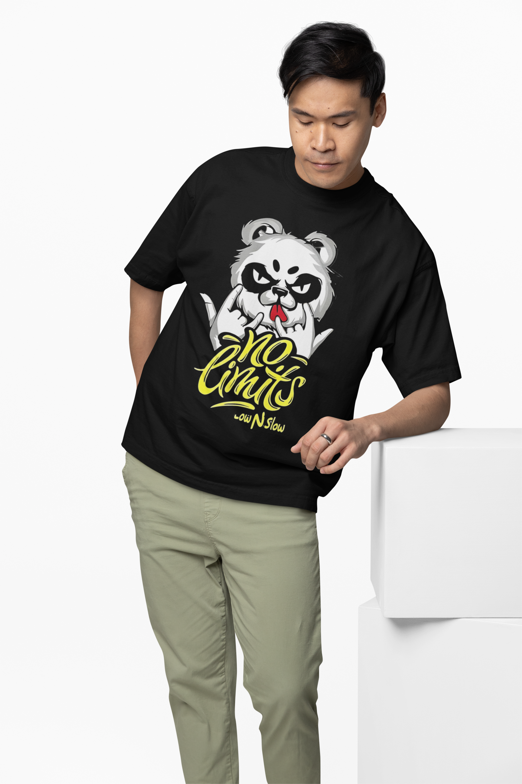 Panda No Limits Oversized T-Shirt