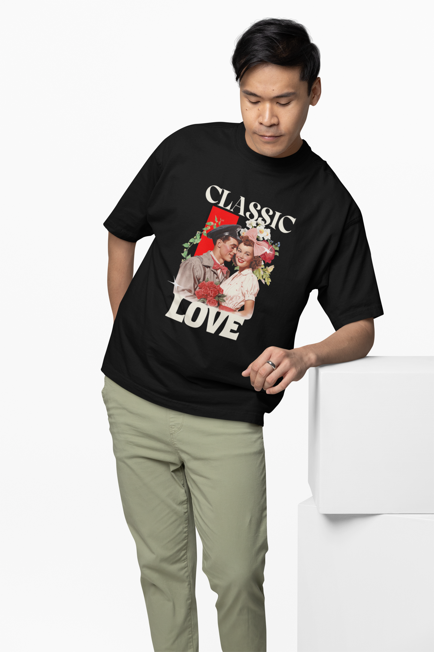 Classic Love T Shirts Stylish Premium Casual Everyday Wear
