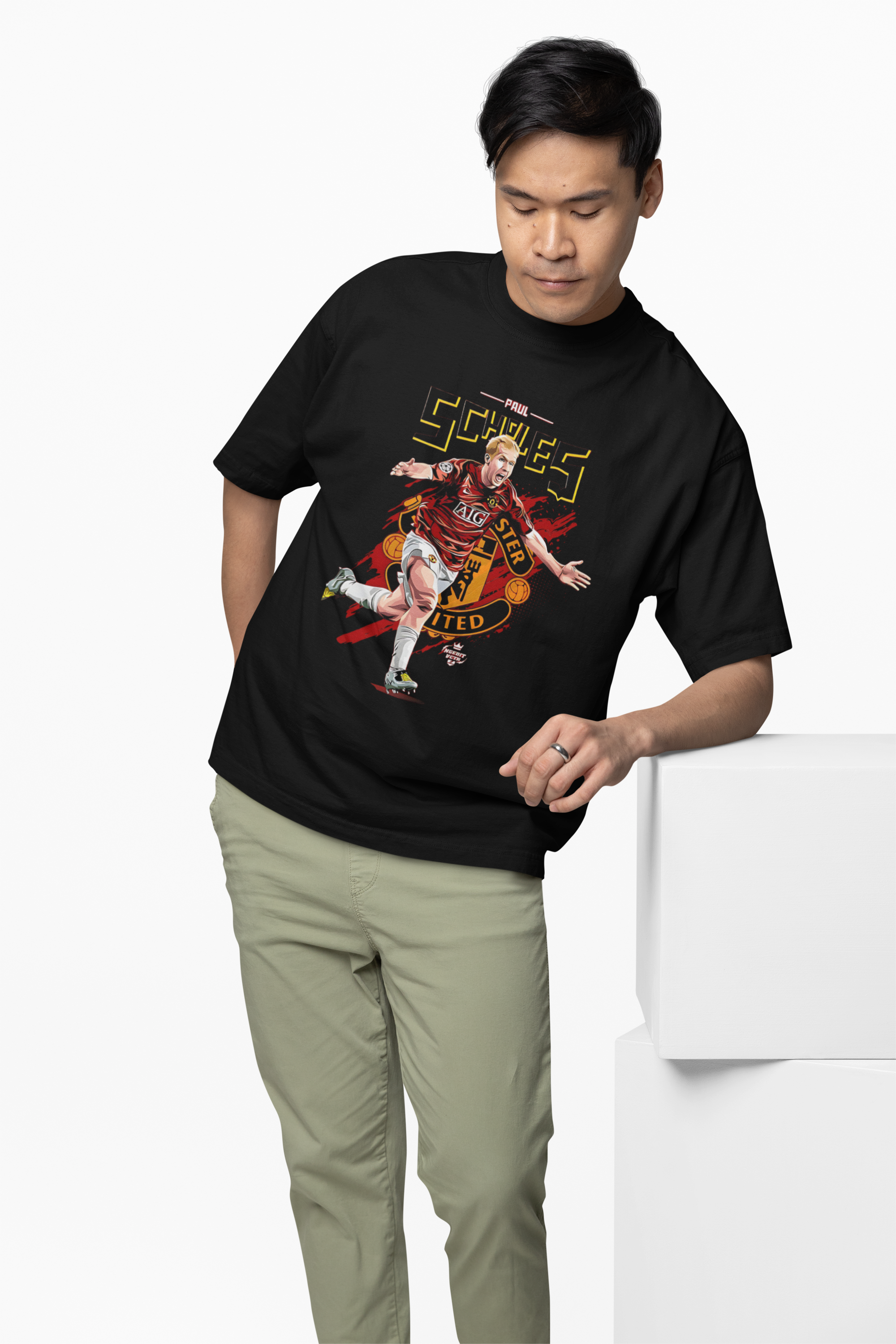 Manchester Player Paul Oversized T-Shirts