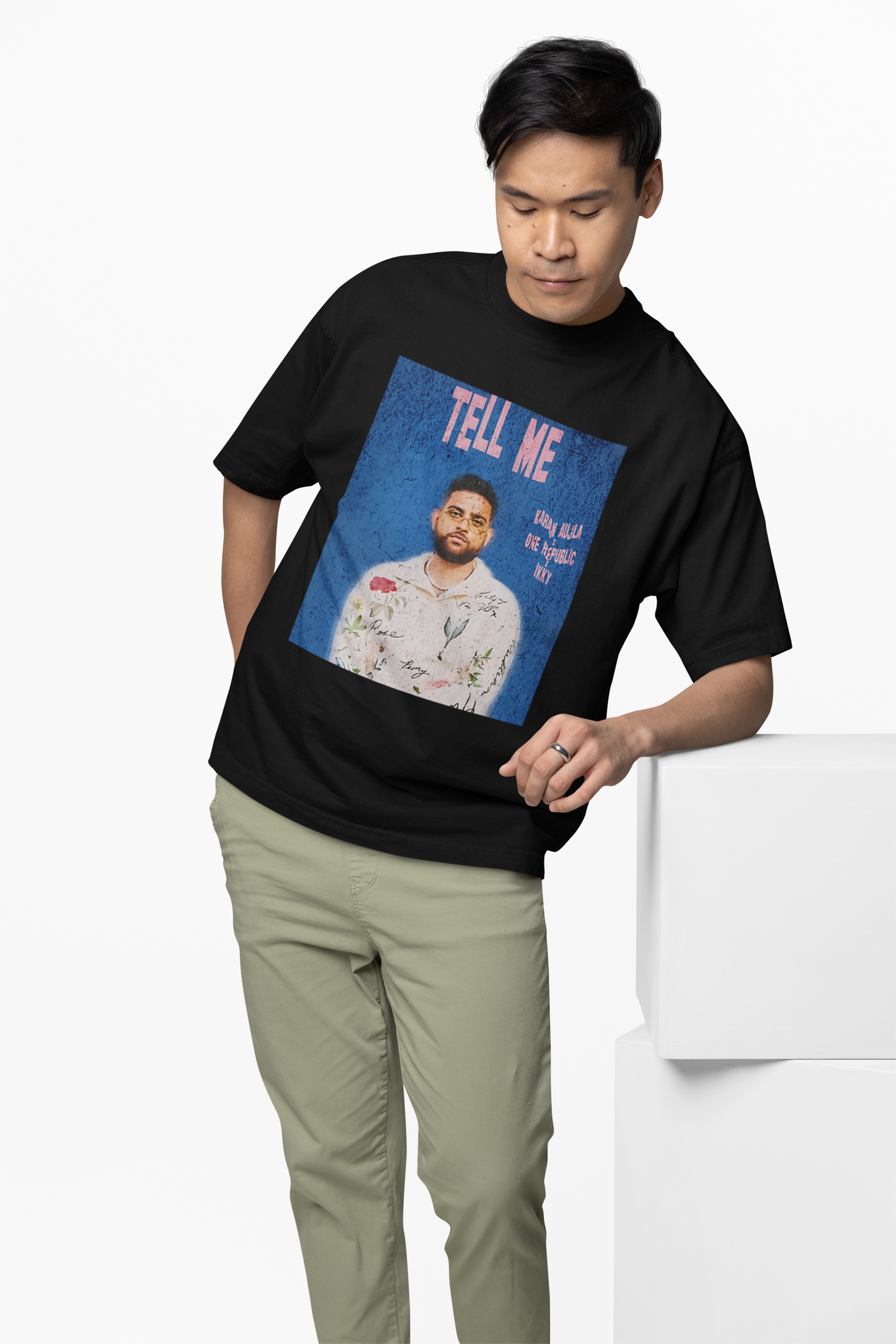 Karan Aujla Tell Me Oversized T-Shirt – Hello Swanky