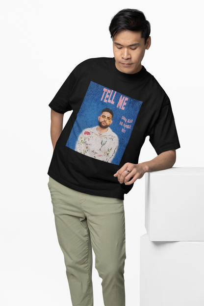Karan Aujla Tell Me Oversized T-Shirt – Hello Swanky