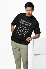 Taylor Swift's 87 Graphic Oversized T-Shirt