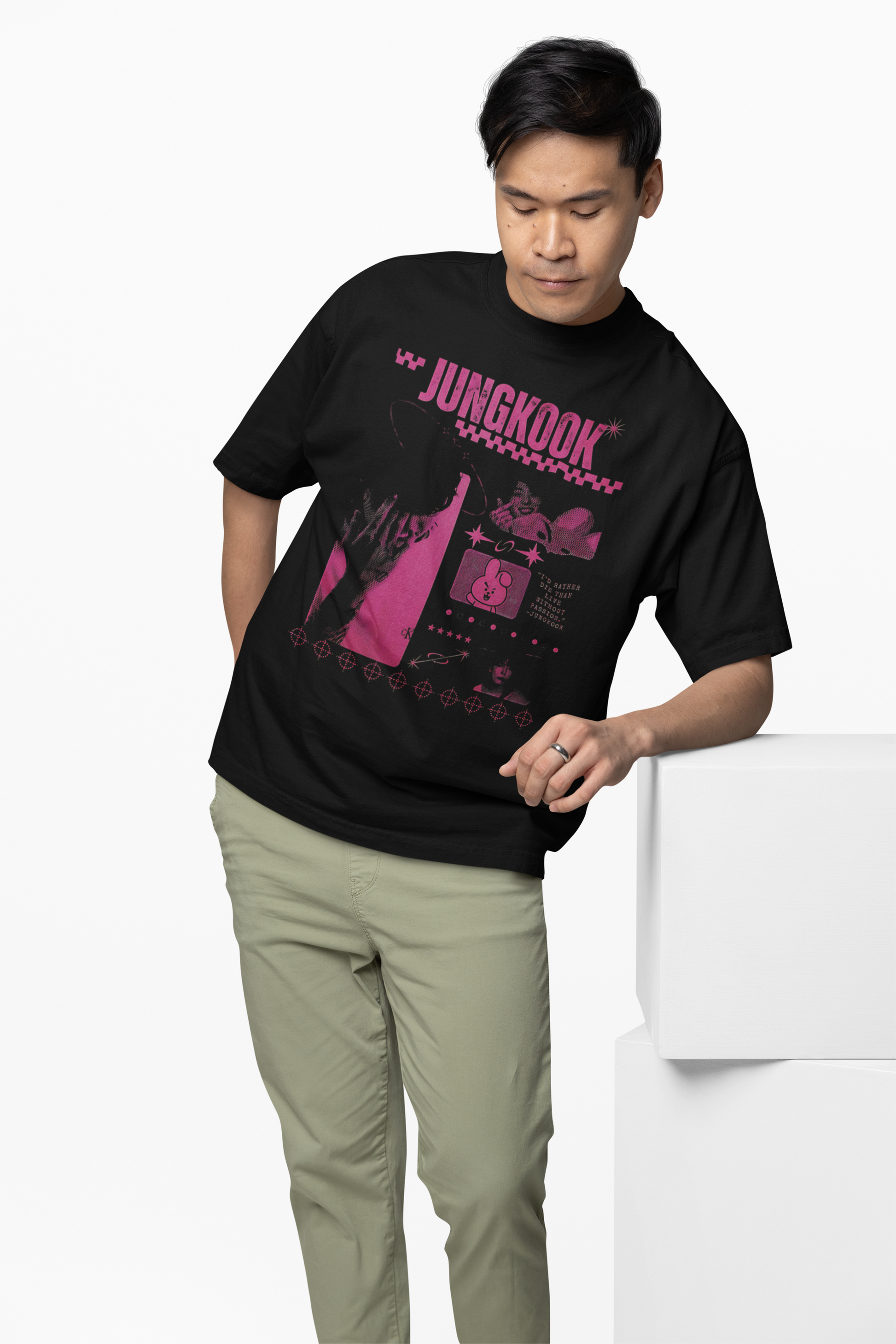 Buy BTS Jungkook Oversized T-Shirt Stylish Comfort for Every ARMY