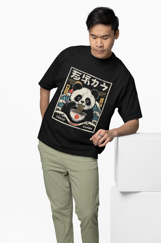 Tokyo Ramen Oversized T-Shirt Japanese Streetwear Graphic Tee