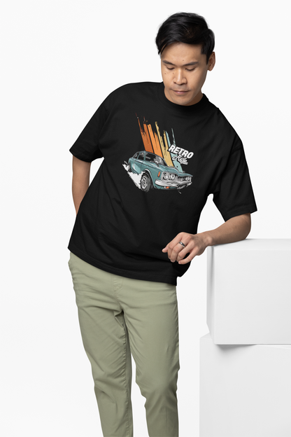 Retro Ride Oversized T-Shirt for Bold Streetwear Style
