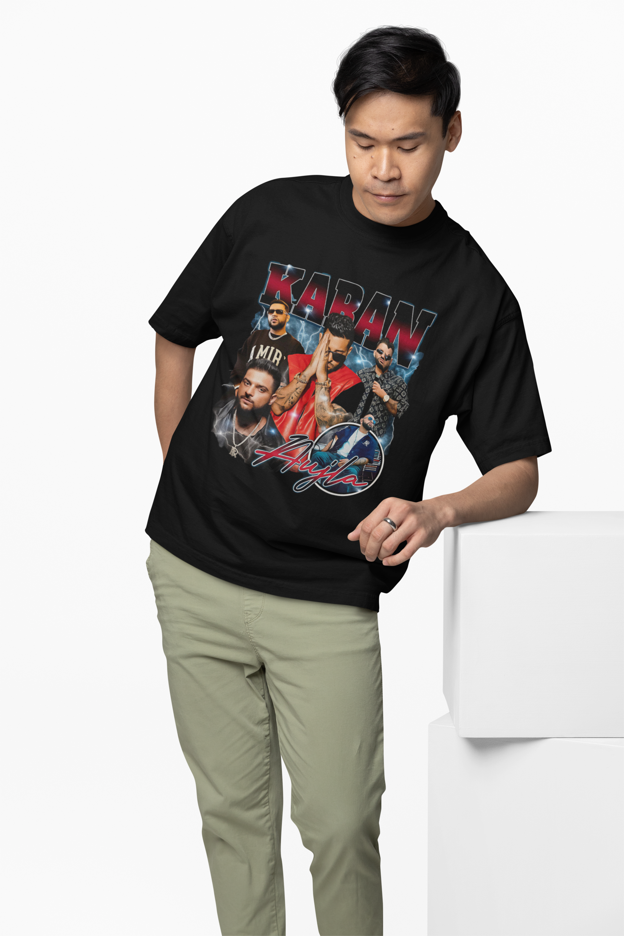 Aujla Rap Royalty Oversized T-Shirt