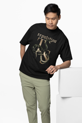 Reputation Snake Graphic Oversized T-Shirt