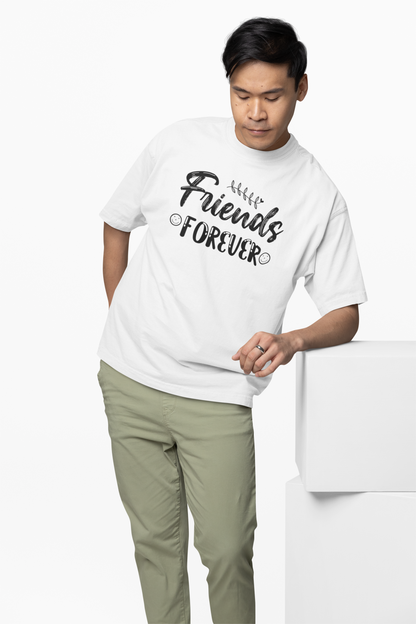 Forever Friends Oversized T-Shirt – Stylish Friendship Tee