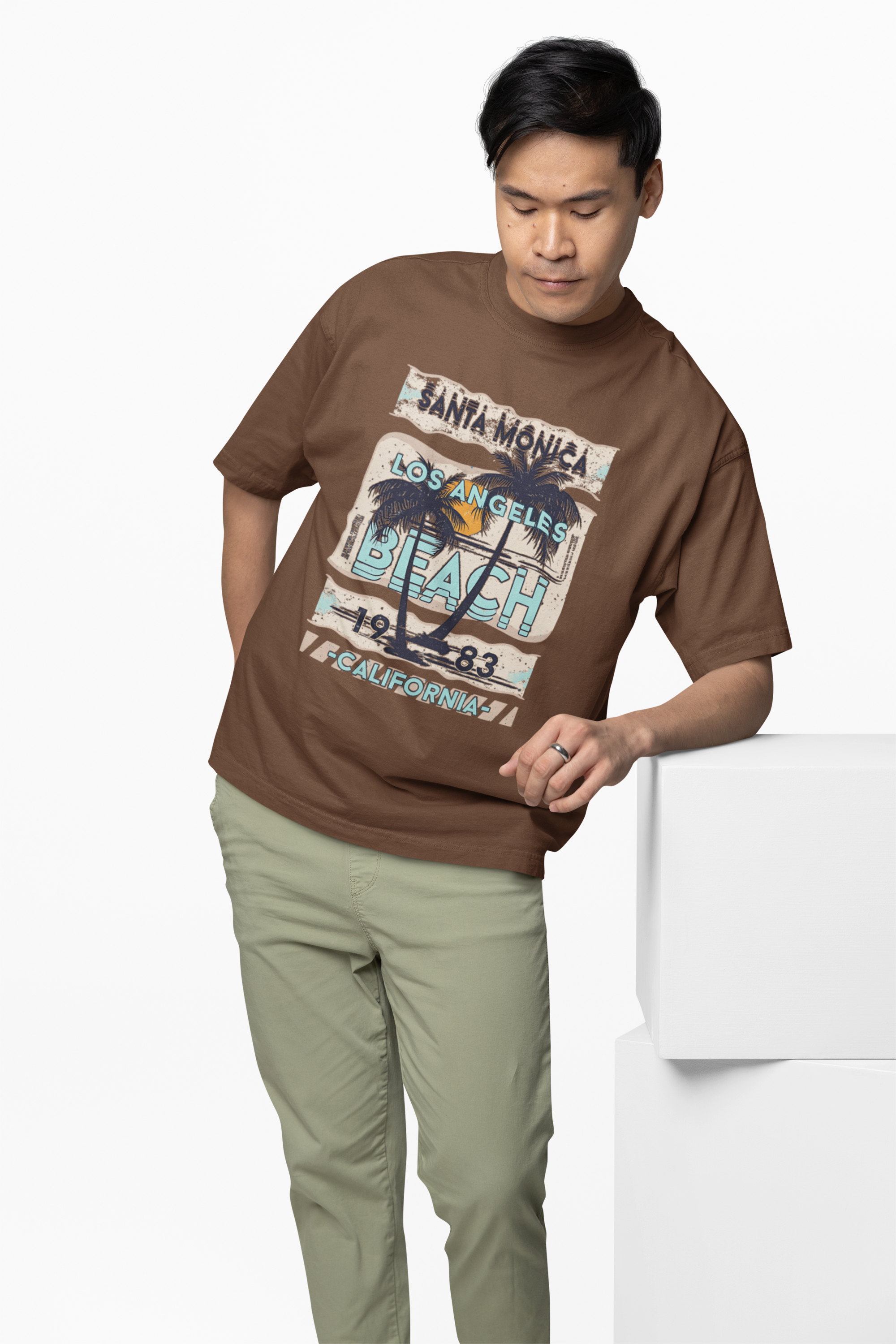 Santa Monica Oversized T-Shirts