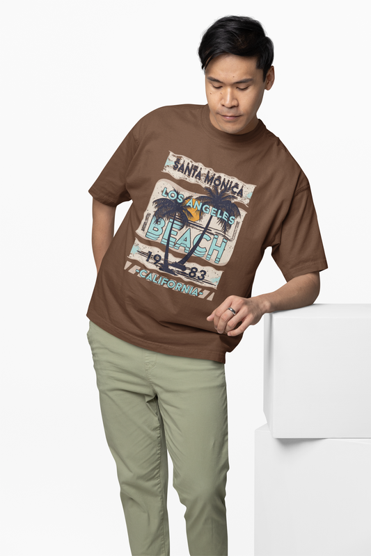 Santa Monica Oversized T-Shirts for Coastal Streetwear Look