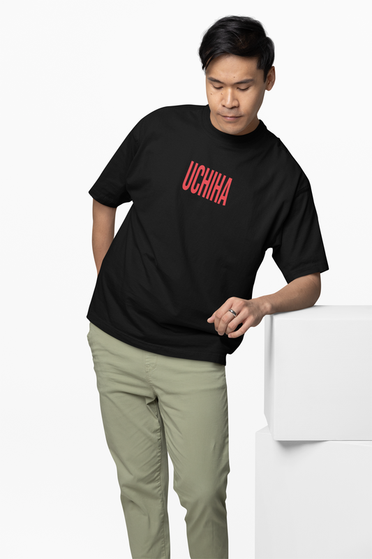 Uchiha Clan Oversized T-Shirt for Bold Anime Streetwear Style
