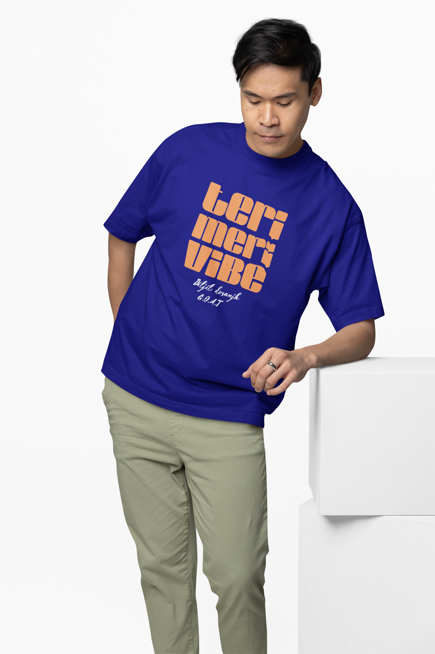 Teri Meri Vibe Oversized T-Shirt Desi Streetwear Style Tees