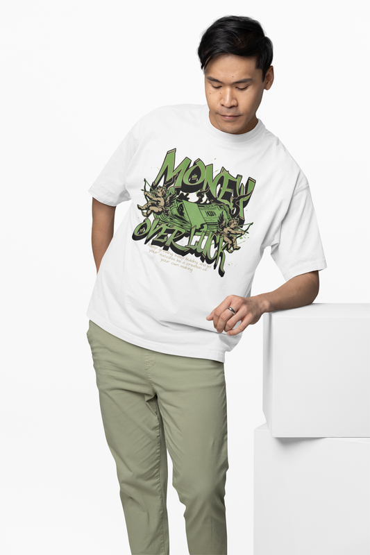 Money Over Luck Oversized T-Shirt – Bold & Stylish