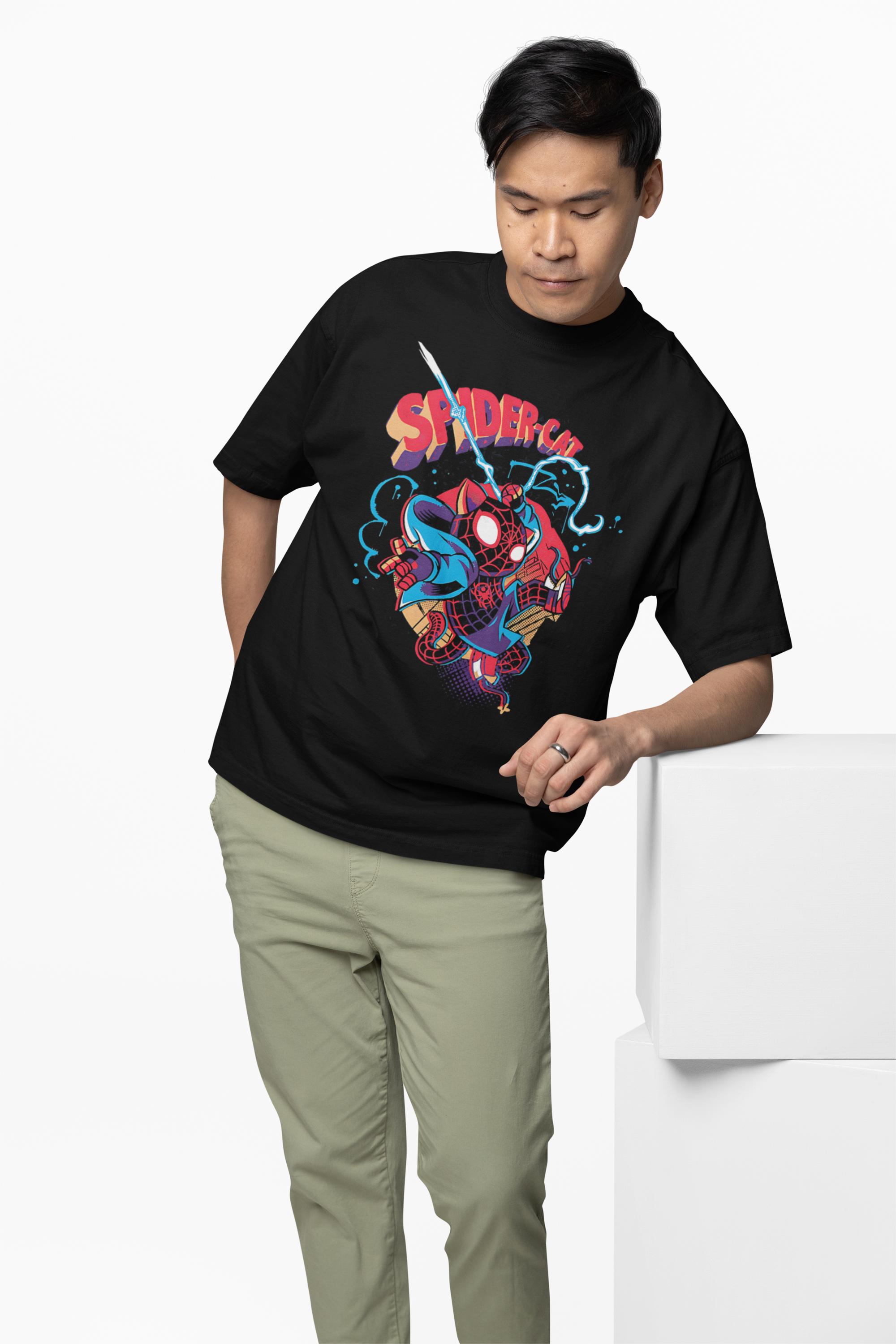 Spider Graphic Oversized T-Shirt