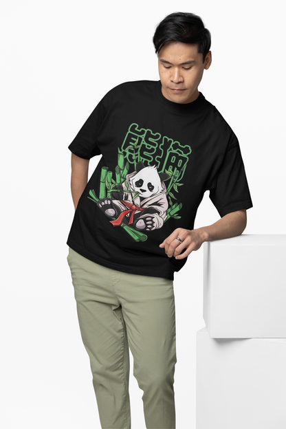 Neko Panda Oversized T-Shirt – Cute & Comfortable Streetwear