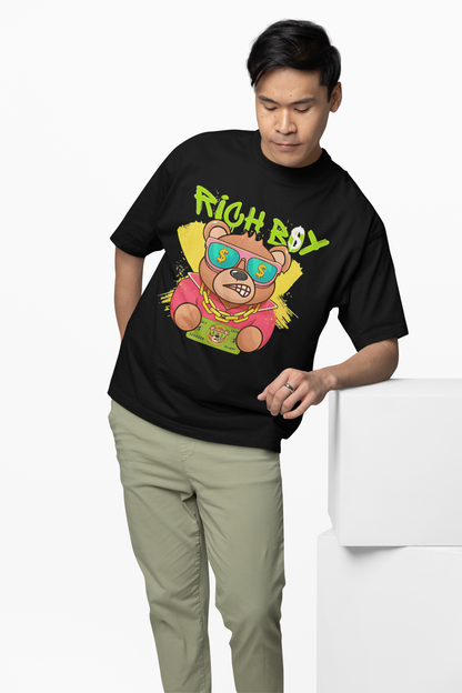 Rich Boy Oversized T-Shirt – Luxury Streetwear Essential