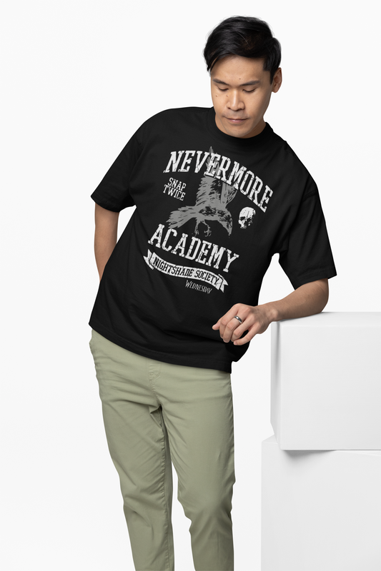 Nightshade Society Oversized T-Shirt Bold Streetwear Graphic