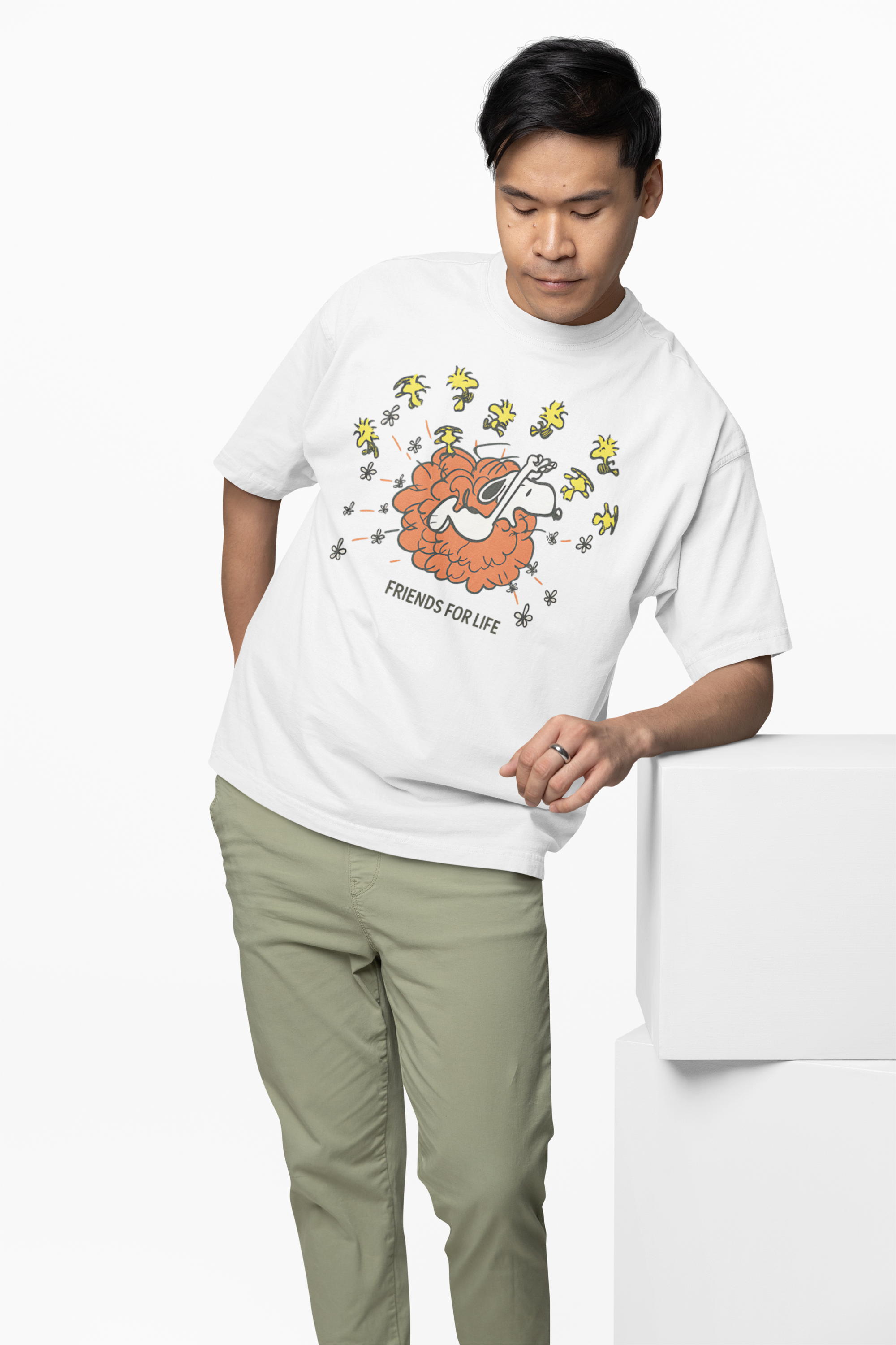 Friends For Life Oversized T-Shirt
