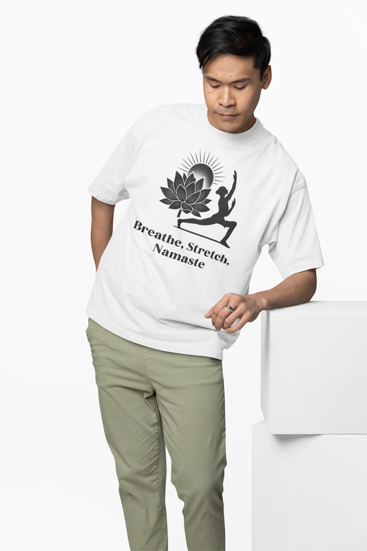 Yoga Words Oversized T-Shirt | Relaxed Comfortable Yoga Tee