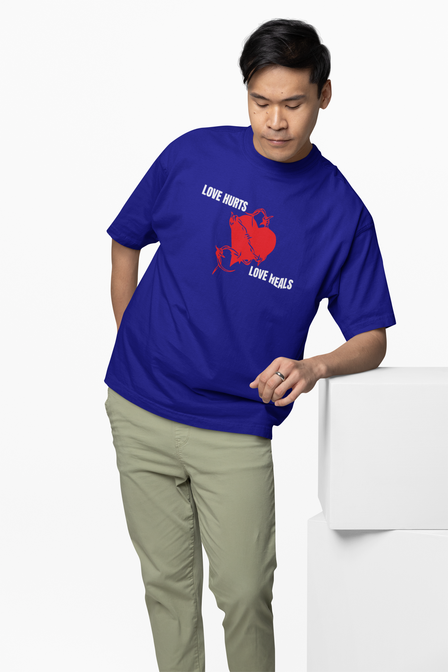 Love Heals Oversized T-Shirts for Comfort and Style