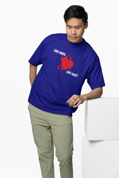 Love Heals Oversized T-Shirts for Comfort and Style