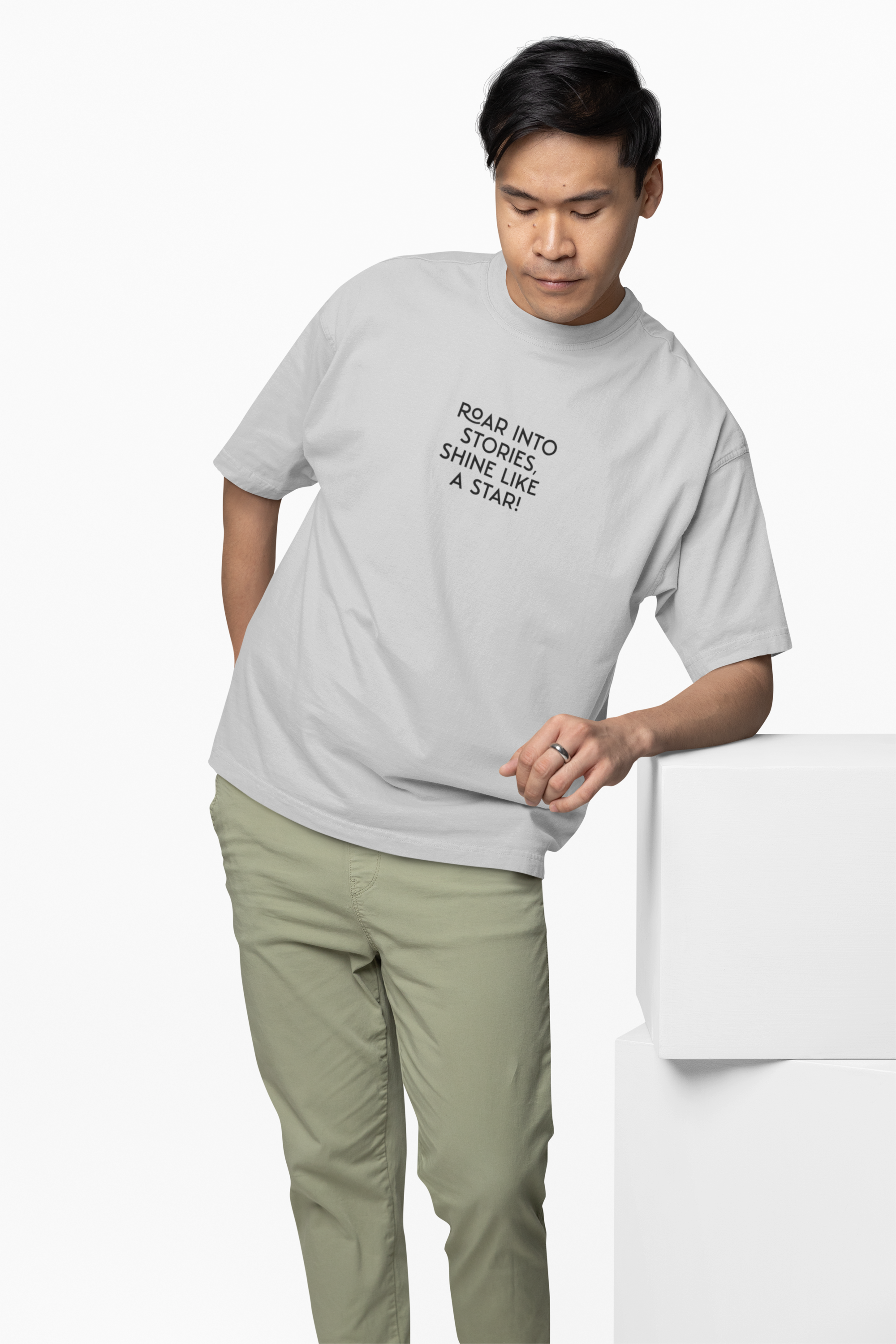 Lion Roaring Oversized T-Shirt