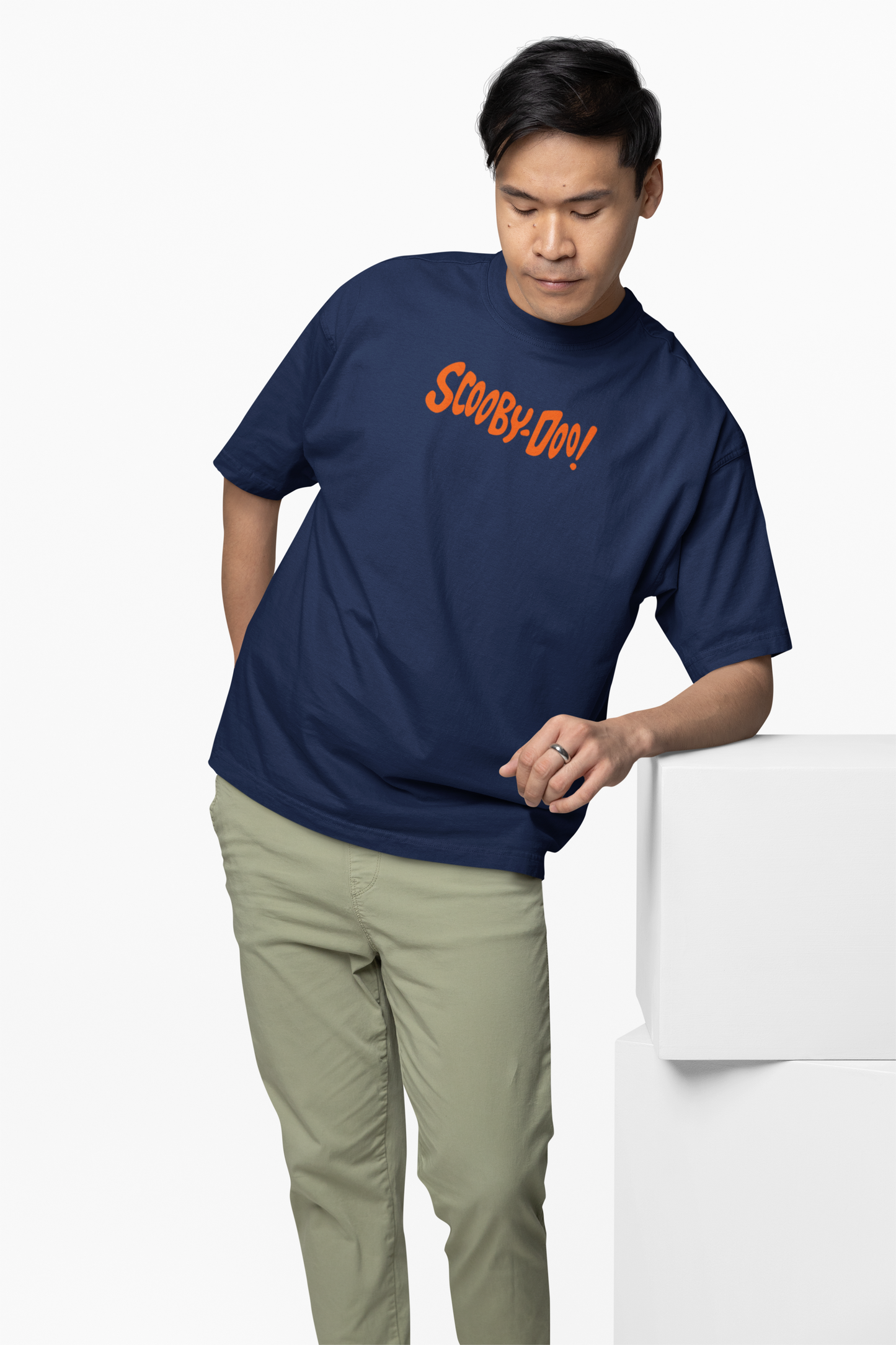 Scooby Doo Cartoon Oversized T-Shirt Fun Vintage Print Style