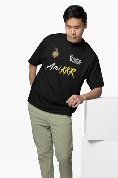 Ami KKR Team Oversized T-Shirts Stylish Cricket Fan Wear