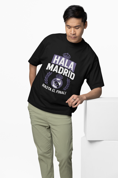 Madrid Dynasty Graphic Oversized T-Shirt – Football Fan Tee