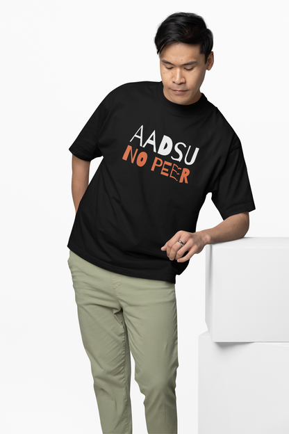 Aadsu No Peer Gujarati Oversized T-Shirt Trendy Style