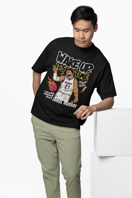 Time For Match Oversized T-Shirt Sporty Streetwear Graphic Tee