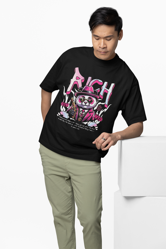Rich Panda Oversized T-Shirt for Bold Streetwear Style