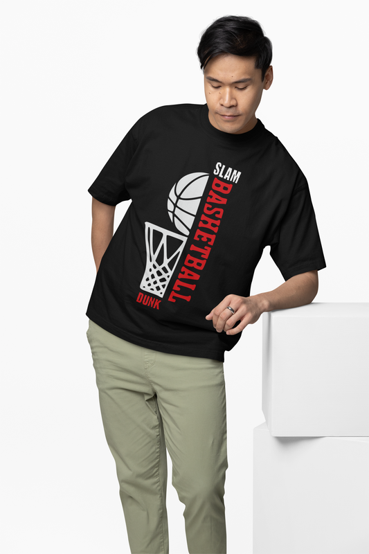 Slam Basketball Oversized T-Shirt True Ballers Streetwear