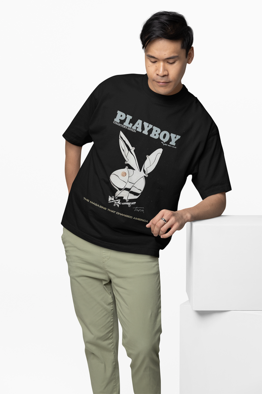 Playboy Oversized T-Shirt – Trendy Casual Streetwear Tee