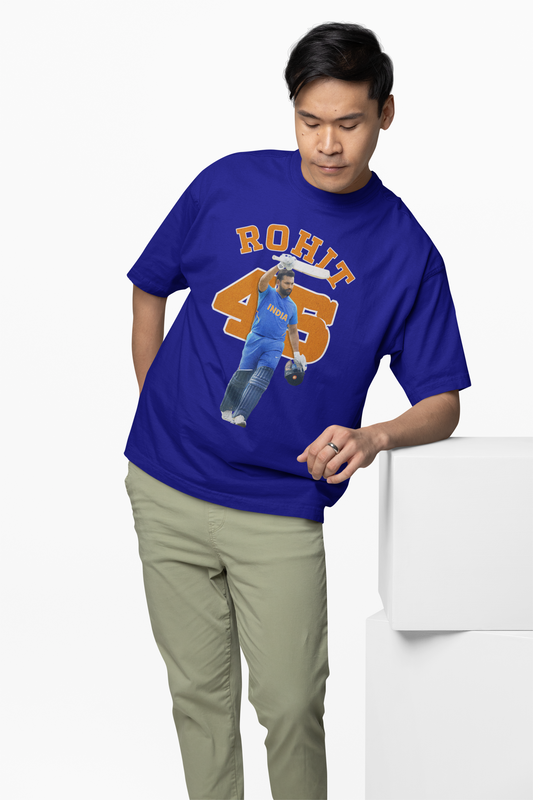 Rohit 45 Oversized T-Shirts for Stylish Cricket Fan Outfits