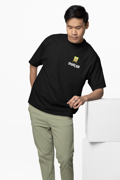 Bob Esponja Oversized T-Shirt Trendy SpongeBob Graphic Tee